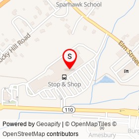 Stop & Shop on Macy Street, Amesbury Massachusetts - location map