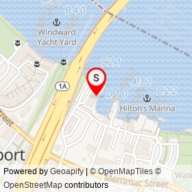 Michael’s Harborside on Tournament Wharf, Newburyport Massachusetts - location map