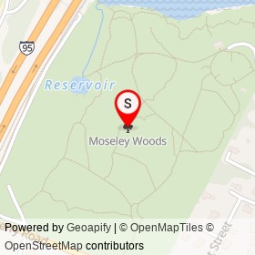 Moseley Woods on , Newburyport Massachusetts - location map
