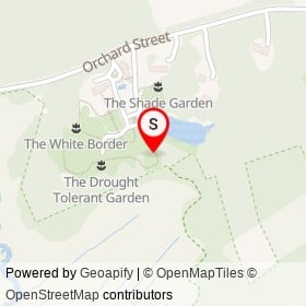 The Gentian Garden on Garden Tour, Newbury Massachusetts - location map