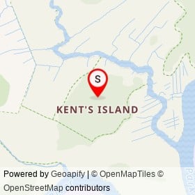 Johnson Oak Island on Garden Tour, Newbury Massachusetts - location map