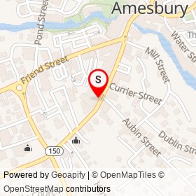 Toy Soldier on Main Street, Amesbury Massachusetts - location map