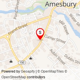 China Star on Main Street, Amesbury Massachusetts - location map