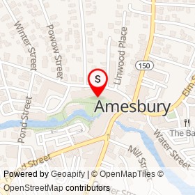 Flatbread Company on High Street, Amesbury Massachusetts - location map