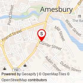 No Name Provided on Currier Street, Amesbury Massachusetts - location map