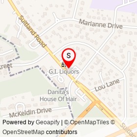 Red Octopus on Suitland Road, Morningside Maryland - location map