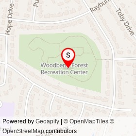 Woodberry Forest Recreation Center on , Camp Springs Maryland - location map
