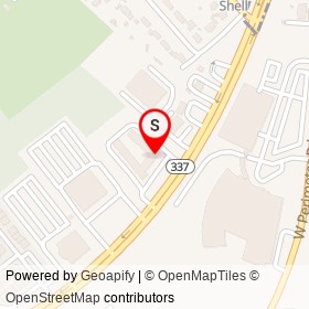 Motel 6 on Allentown Road, Suitland Maryland - location map