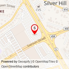 No Name Provided on Iverson Street, Silver Hill Maryland - location map