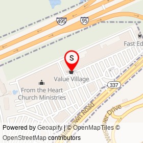Value Village on Allentown Road, Suitland Maryland - location map