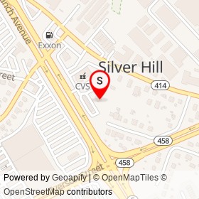 No Name Provided on Cedar Drive, Silver Hill Maryland - location map