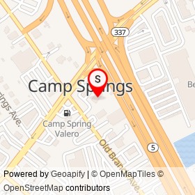 Royal Farms on Old Branch Avenue, Camp Springs Maryland - location map