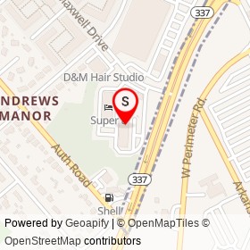 Days Inn by Wyndham Camp Springs Andrews AFB on Allentown Road, Camp Springs Maryland - location map