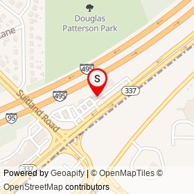 Jiffy Shoppes Andrews on Allentown Road, Camp Springs Maryland - location map