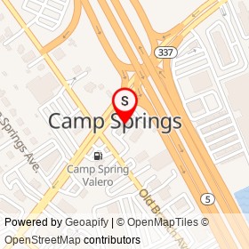 Royal Farms on Allentown Road, Camp Springs Maryland - location map