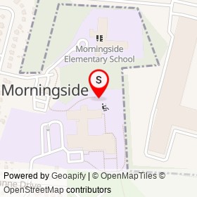 No Name Provided on Ames Street, Morningside Maryland - location map