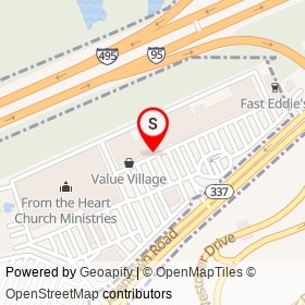 Beauty Supply on Allentown Road, Suitland Maryland - location map