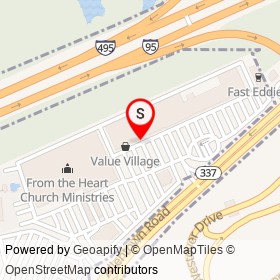 Top Flight Cleaners on Allentown Road, Suitland Maryland - location map