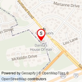 Danita's House Of Hair on Suitland Road, Morningside Maryland - location map