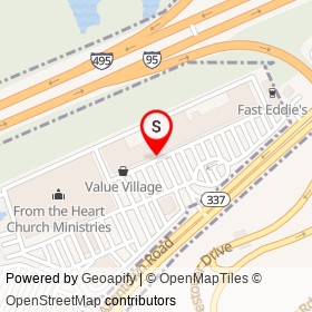 Paul Nails Spa on Allentown Road, Suitland Maryland - location map