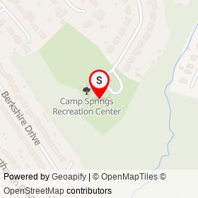 No Name Provided on Robinia Road, Camp Springs Maryland - location map