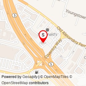 KFC on Branch Avenue, Camp Springs Maryland - location map
