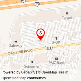 Wells Fargo on Oxon Hill Road, Oxon Hill Maryland - location map
