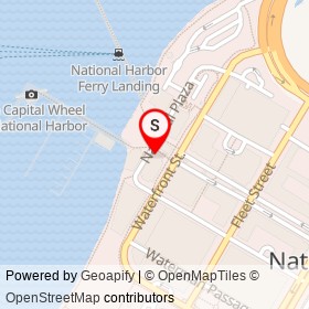 Fiorella Pizzeria e Cafe on National Plaza, National Harbor Maryland - location map