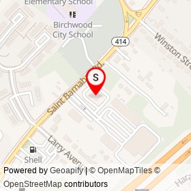 McDonald's on Saint Barnabas Road, Hillcrest Heights Maryland - location map