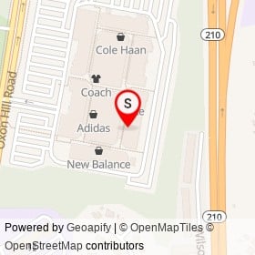 The Children's Place on Wilson Bridge Drive, Oxon Hill Maryland - location map