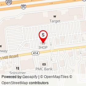 IHOP on Oxon Hill Road, Oxon Hill Maryland - location map