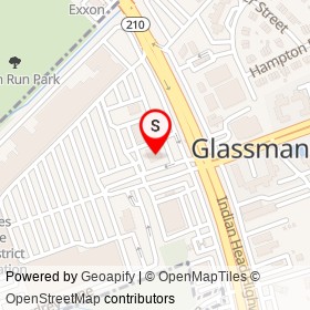 Popeyes on Audrey Lane, Glassmanor Maryland - location map