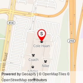 Cole Haan on Tanger Boulevard, Oxon Hill Maryland - location map