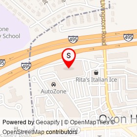 Shopper's Food Warehouse on Capital Beltway, Forest Heights Maryland - location map