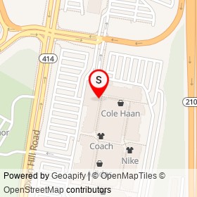 Under Armour on Tanger Boulevard, Oxon Hill Maryland - location map