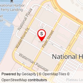Nando's on American Way, National Harbor Maryland - location map