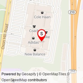 Fila on Abbington Place, Oxon Hill Maryland - location map