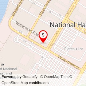 Hampton on Waterfront Street, National Harbor Maryland - location map