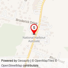 National Harbour Autosale on Livingston Road, Oxon Hill Maryland - location map