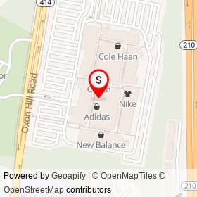 Perry Ellis on Tanger Boulevard, Oxon Hill Maryland - location map