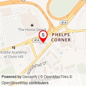 Beltway Market on Oxon Hill Road, Oxon Hill Maryland - location map