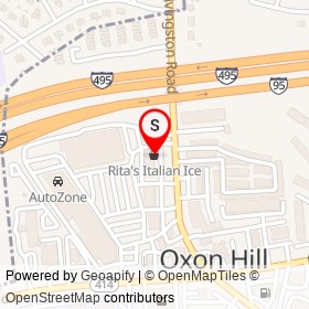 Rita's Italian Ice on Livingston Road, Forest Heights Maryland - location map