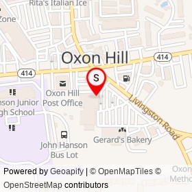 Aldi on Livingston Road, Oxon Hill Maryland - location map