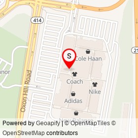 Banana Republic on Tanger Boulevard, Oxon Hill Maryland - location map