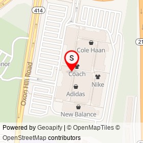 Gap on Tanger Boulevard, Oxon Hill Maryland - location map
