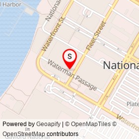 Public House on Fleet Street, National Harbor Maryland - location map