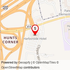 Harborside Hotel on Oxon Hill Road, Oxon Hill Maryland - location map