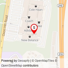 Lids on Abbington Place, Oxon Hill Maryland - location map