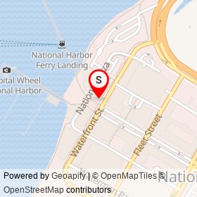 Bond 45 on Waterfront Street, National Harbor Maryland - location map