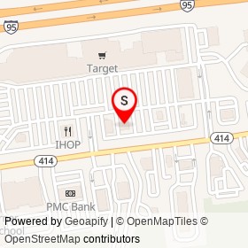 Outback Steakhouse on Oxon Hill Road, Oxon Hill Maryland - location map